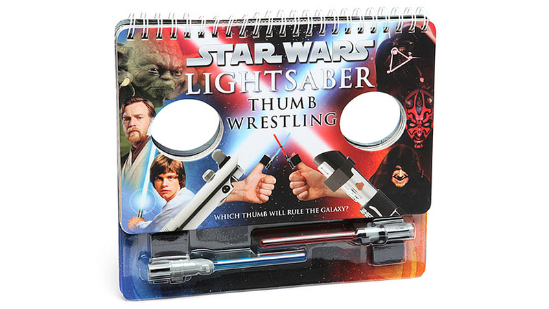 Illustration for article titled All Arguments Should Be Settled With Lightsaber Thumb Wrestling